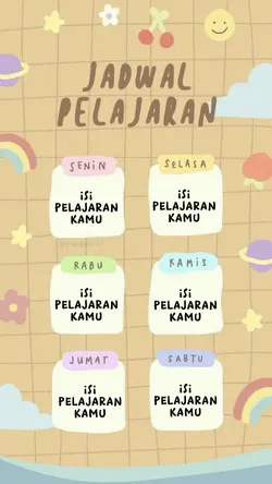 jadwal pelajaran 