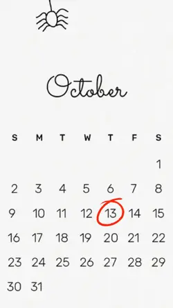 13 Oktober 2022