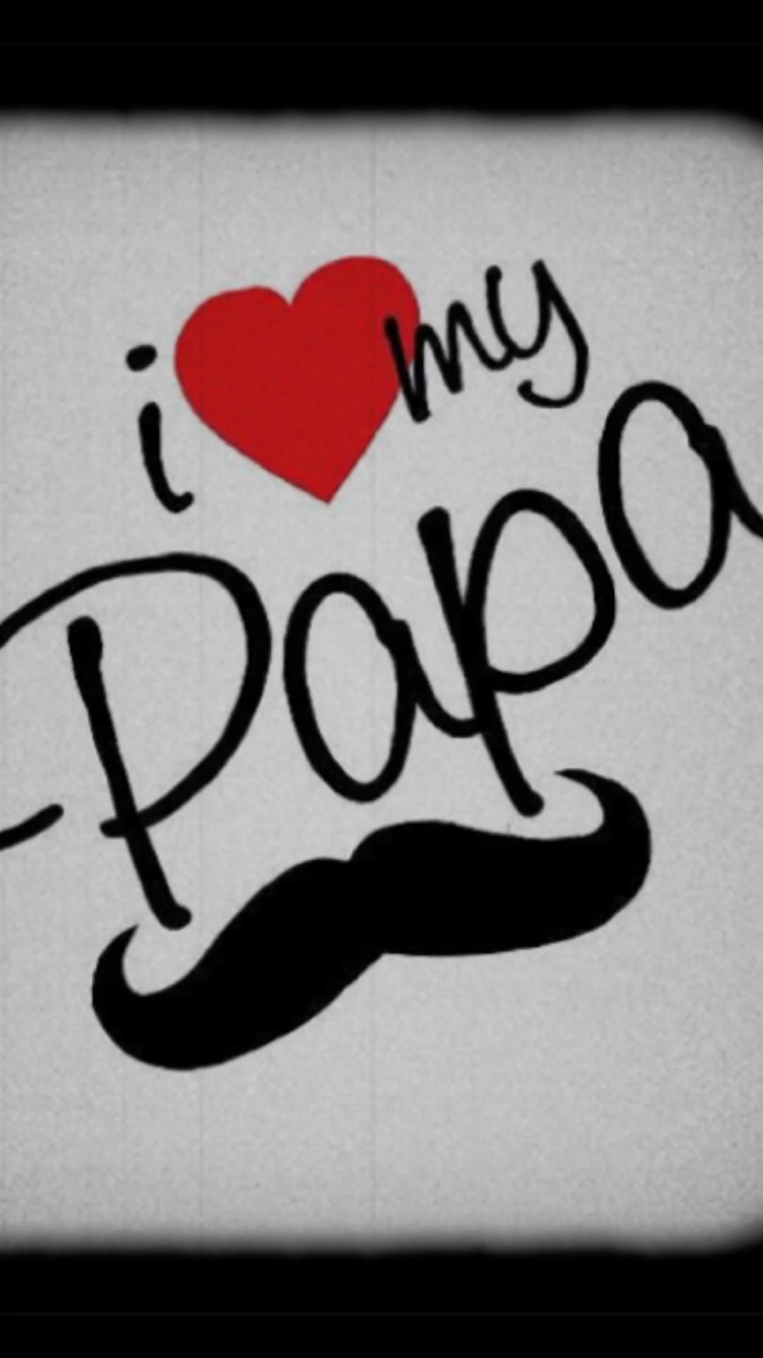 J'aime mon papa