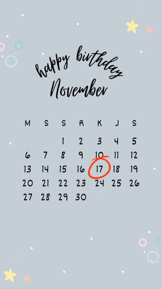 HBD 17 de novembro de 2022