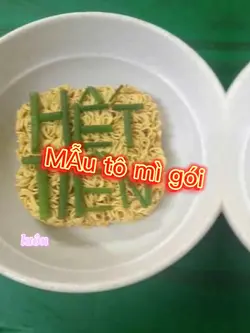 mẫu tô mì gói