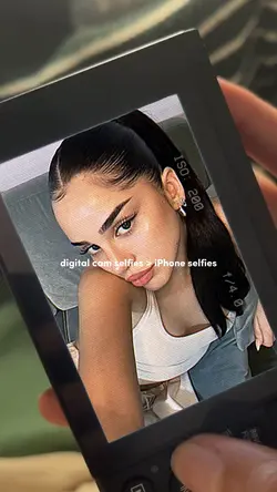 Cam vs iPhone selfie