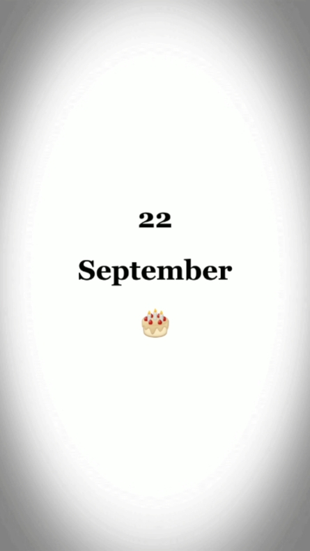 HBD, 22 DE SETEMBRO