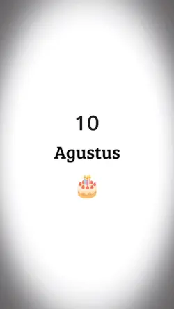 HBD 10 Agustus 2022