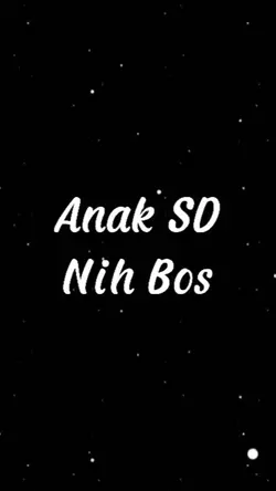 Anak SD nih bos