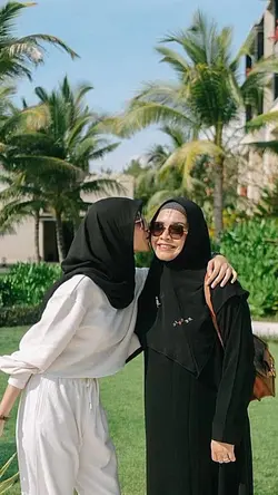 foto sama ibu kalian