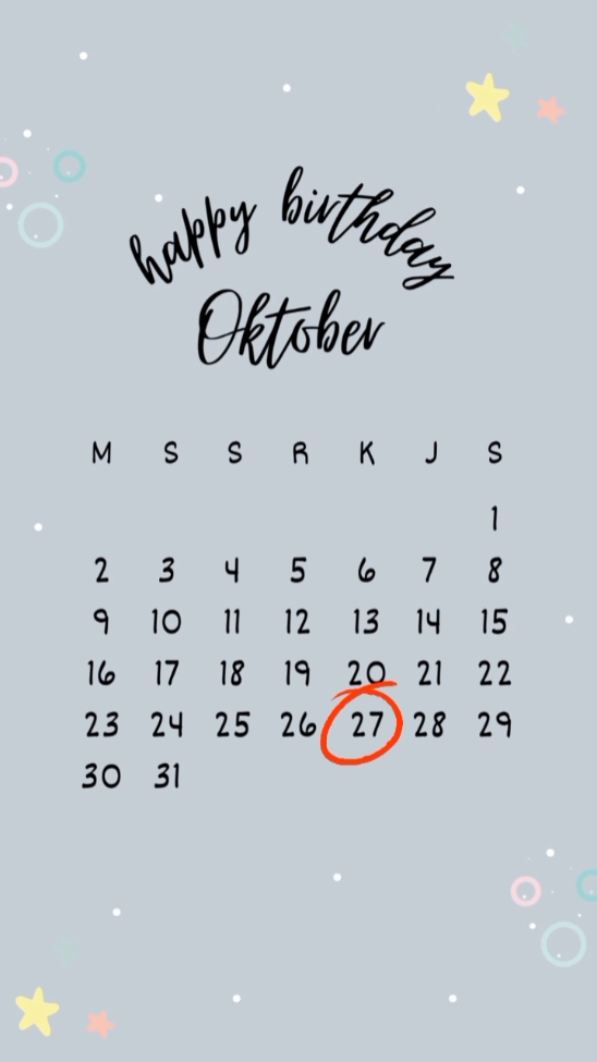 HBD 27 Oktober 2022