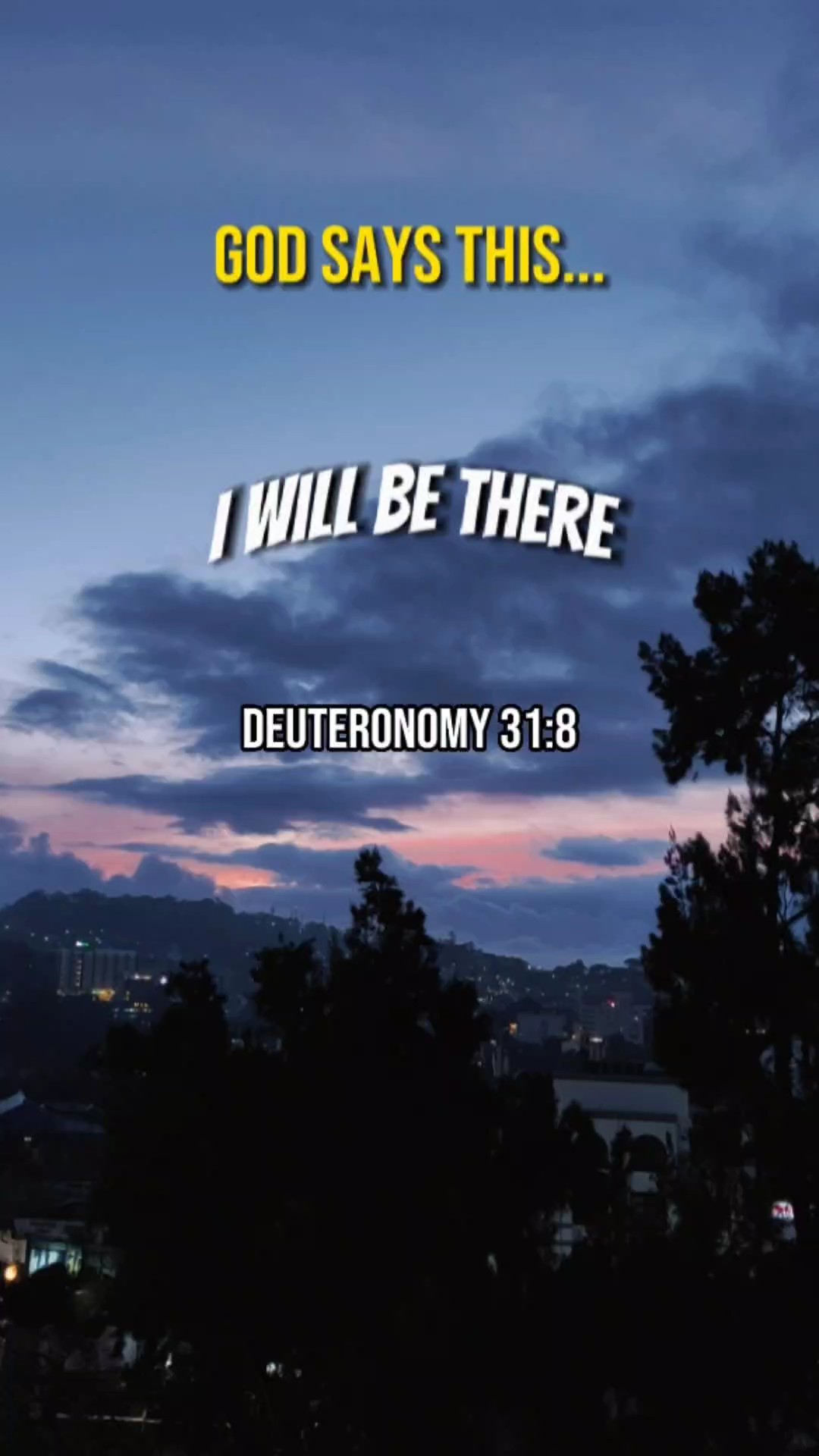 I'll be there