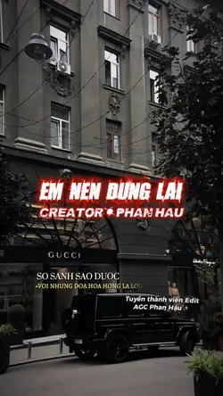 Em nên dừng lại