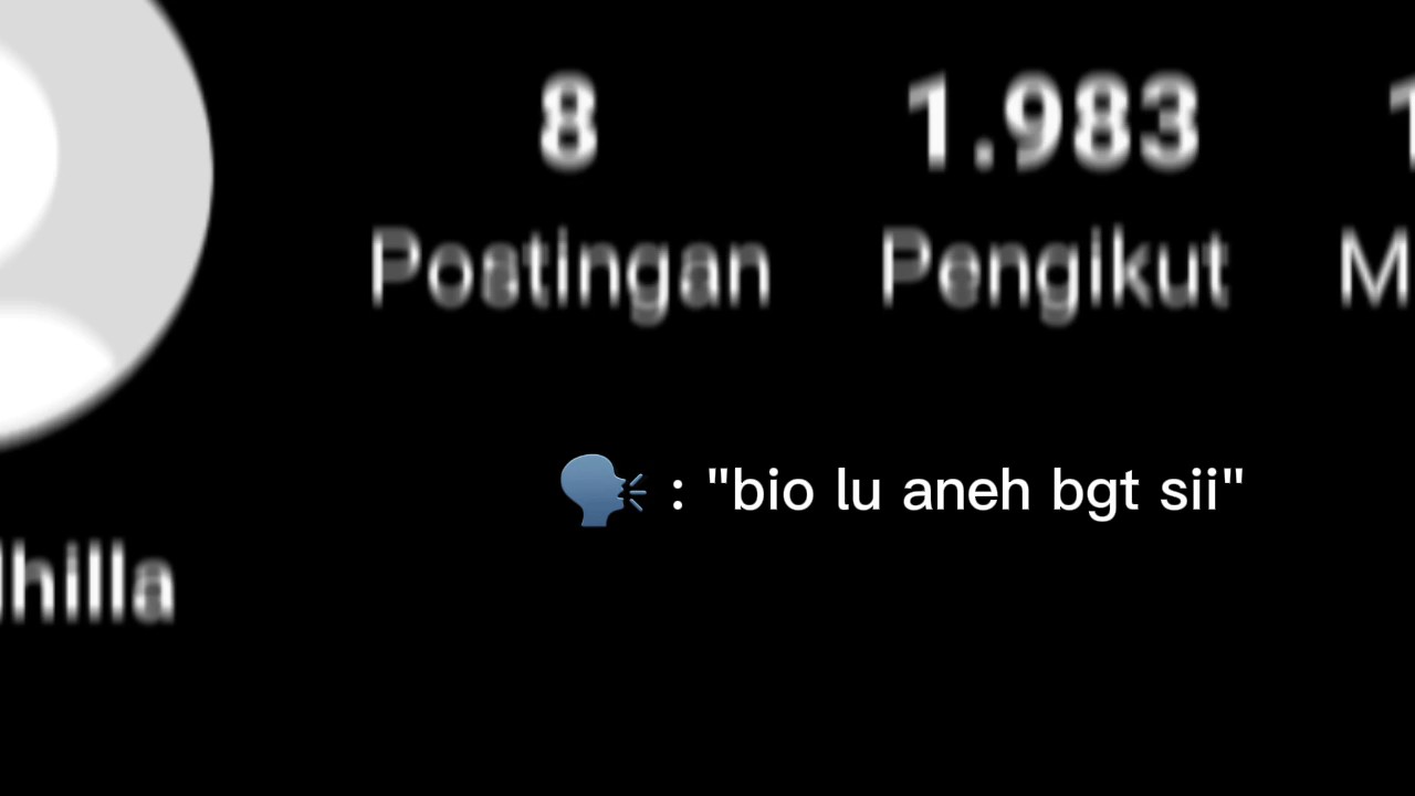 Bio lu aneh bgt si