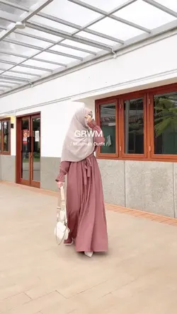 GRWM outfit Muslimah