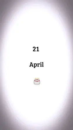HBD 21 April 2022