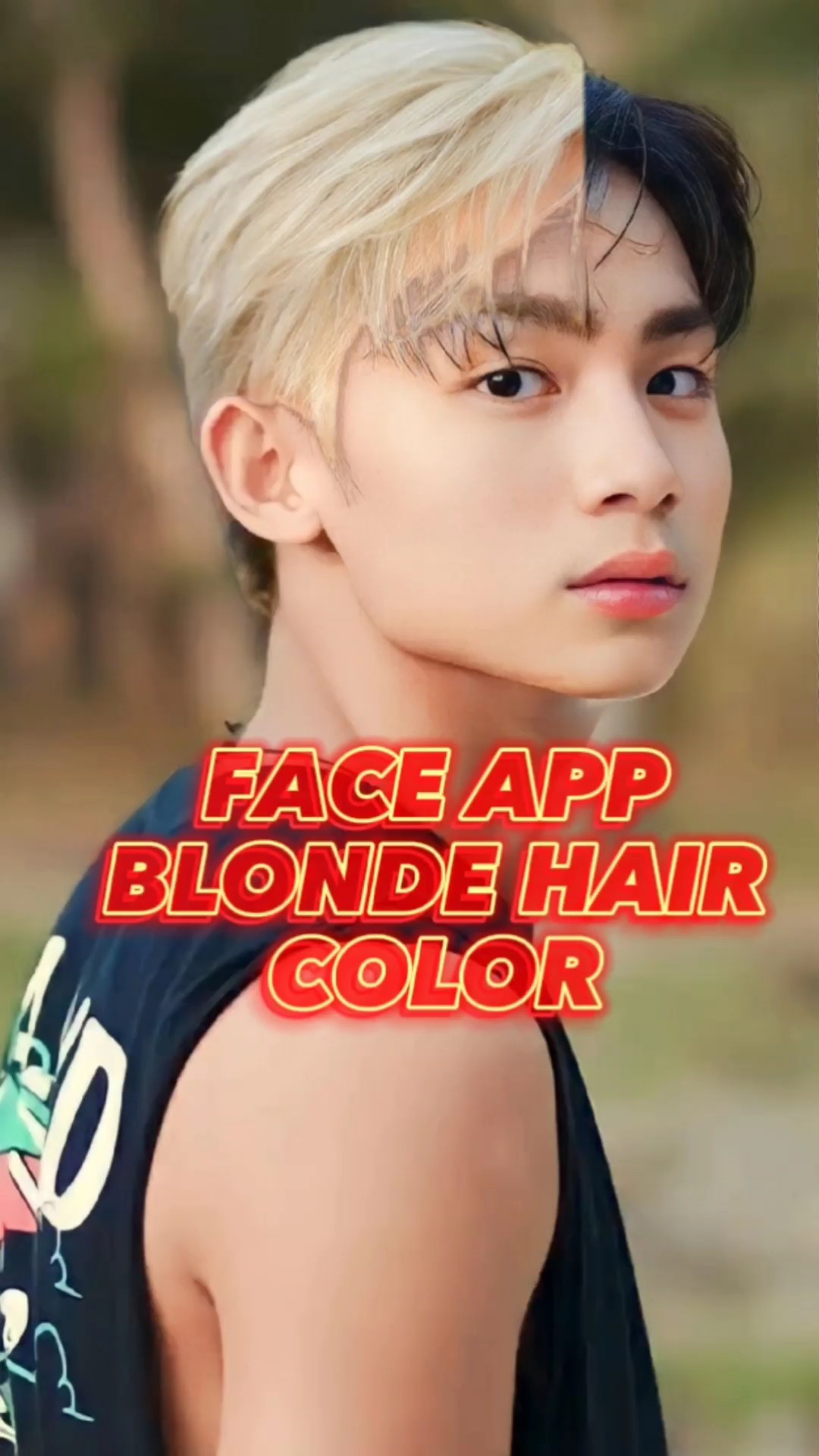 FACEAPP CHEVEUX BLONDS