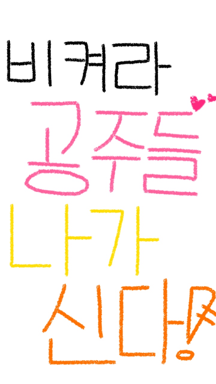 비켜라 공주들 나가신다 !