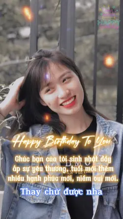 Chúc mừng sinh nhật