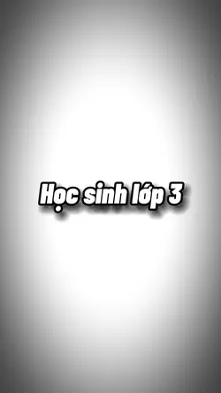Học sinh lớp 3