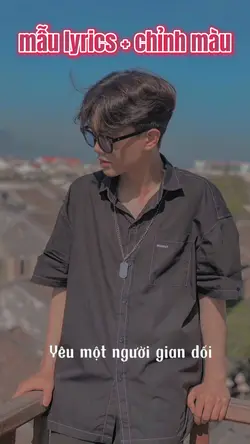 lyrics + chỉnh màu