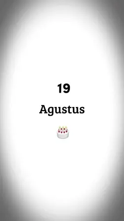HBD 19 Agustus 2022