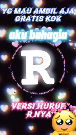 mentahan huruf
