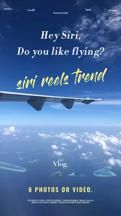 siri  reels trend