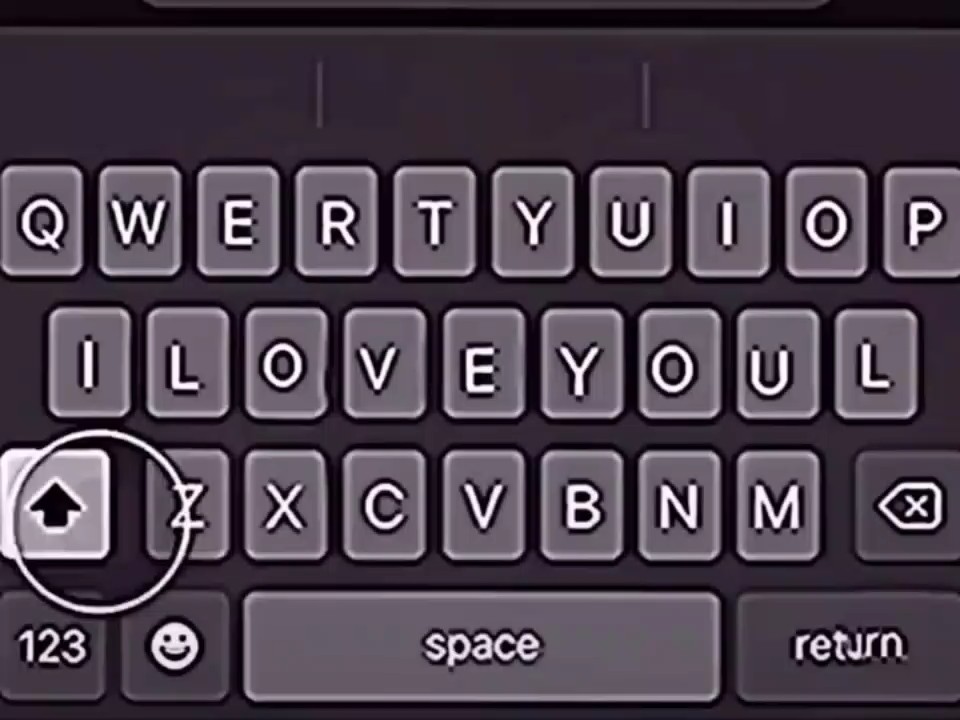Te amo teclado
