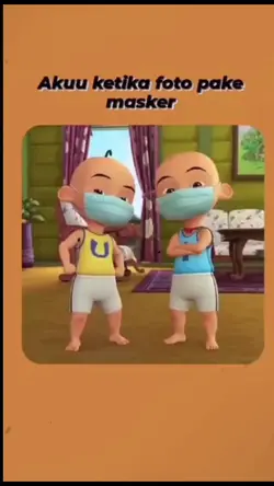  poto pake masker