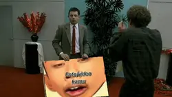 Lukisan Ala MR. Bean