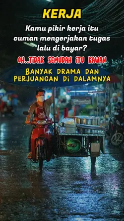 Kerja itu banyak 