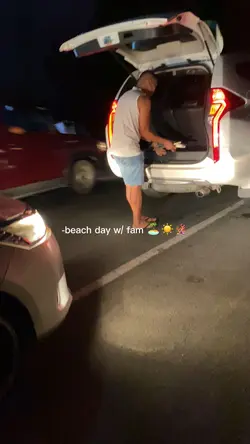 beach day w/ fam 🏝️