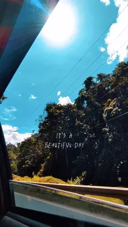 its a beautiful day