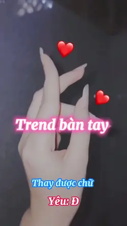Trend bàn tay