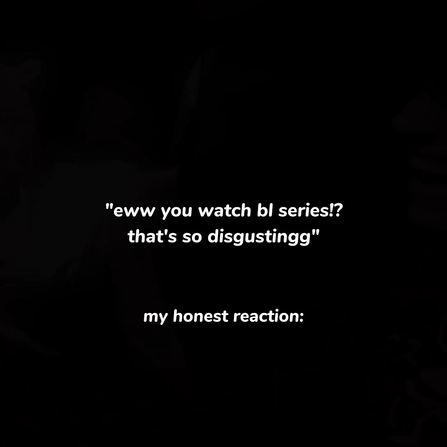 my honest reaction 