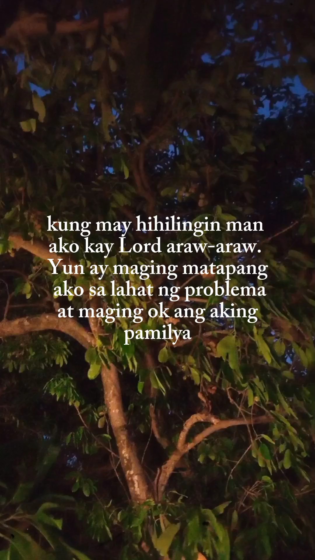 hiling kay Lord