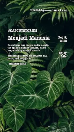 Menjadi manusia