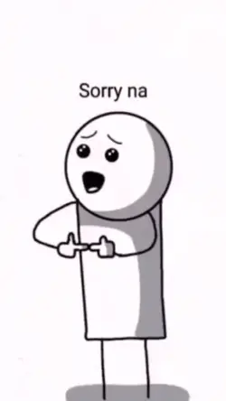 #SorryNa