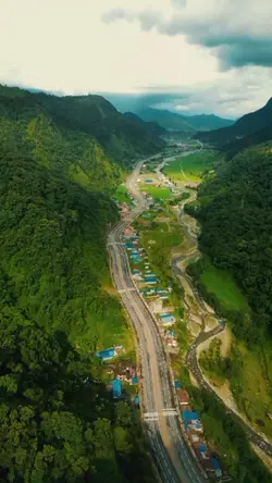 drone shot