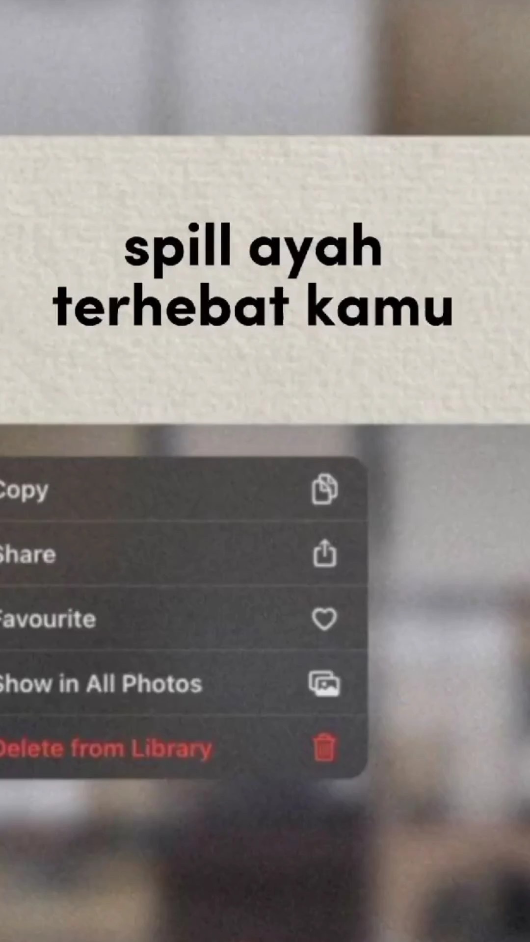 ayah hebatku