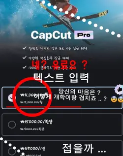 캡컷 유료 .. ?