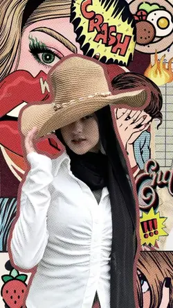 background komik