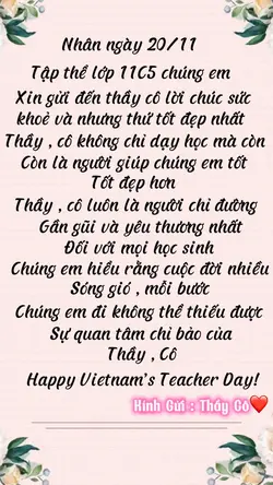 Mẫu 20/11 nhiều ảnh