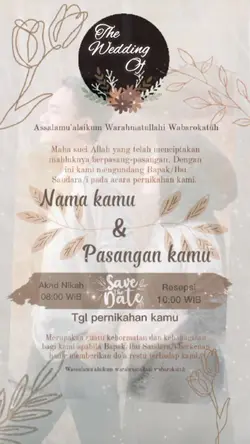 #UndanganPernikahan