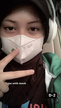 me with mask vs