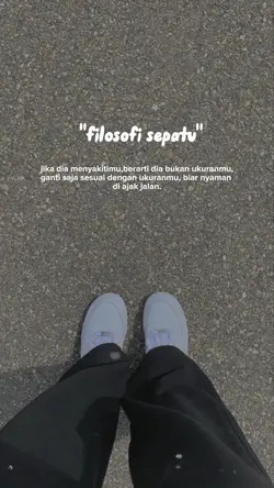 filosofi sepatu