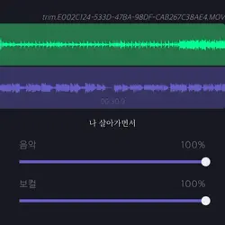 반주제거 사랑을했다