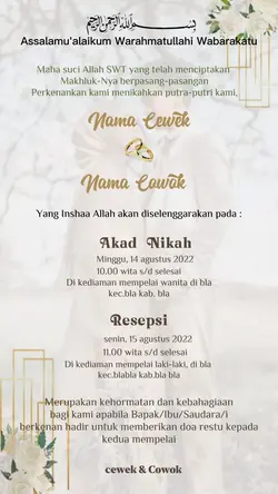 undangan pernikahan 