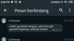 chat berjalan
