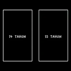 14 tahun X 15 tahun
