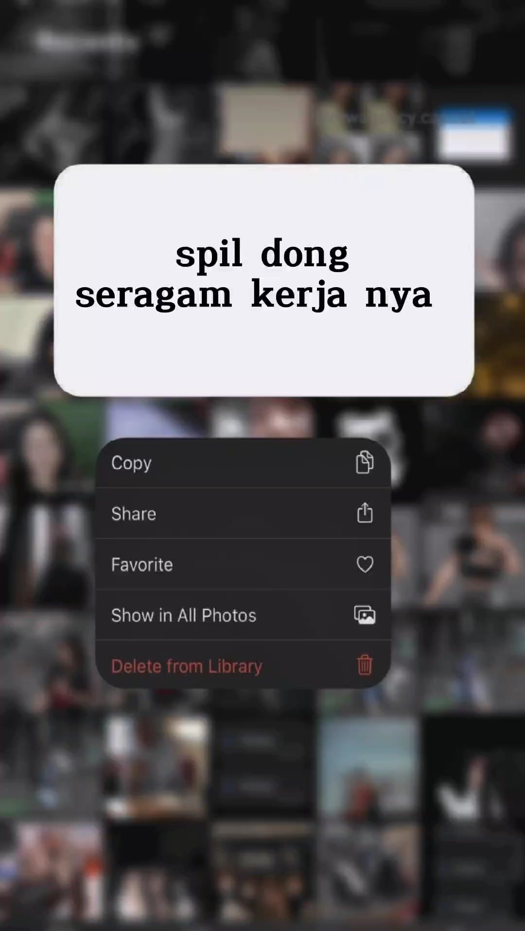 Derramar seragam kerja 