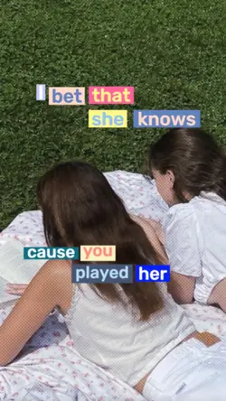 I bet that she knows