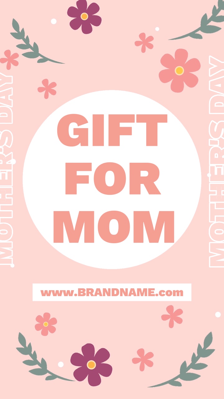 Pastel Pink Bergambar Penjualan Hari Ibu